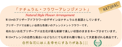 NATURAL STYLE PRESERVE FLOWER 